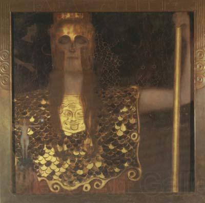 Gustav Klimt Pallas Athene (mk20) Norge oil painting art
